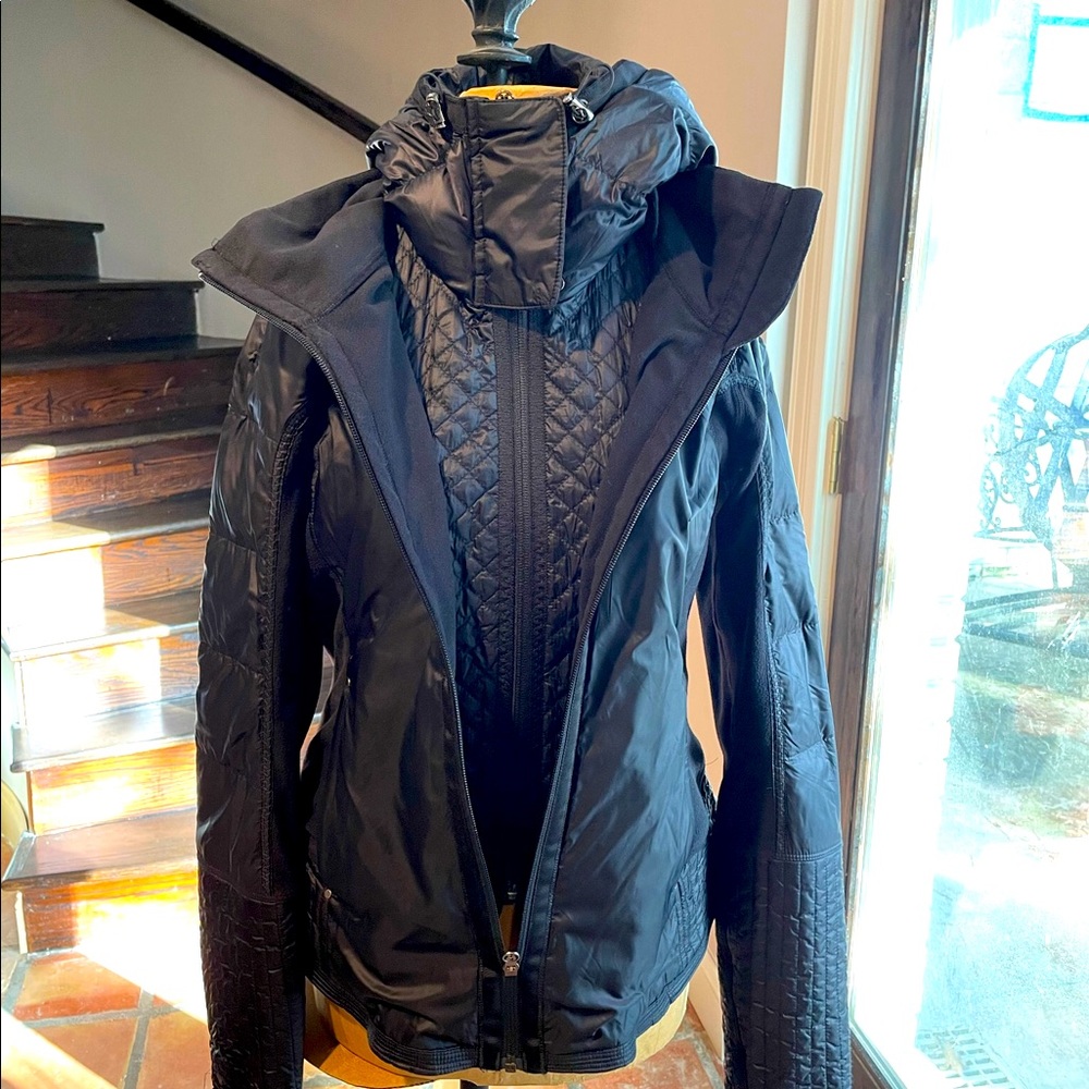 Black Double Lined Lululemon Jacket